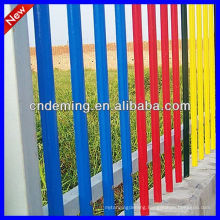Colourful Metal Bar Palisade Fence